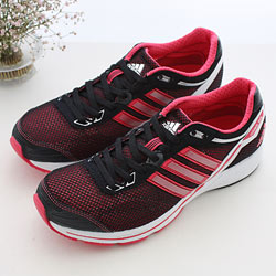 【女】Adidas☆ADIZERO ACE 3 W＊運動鞋(紅/黑)